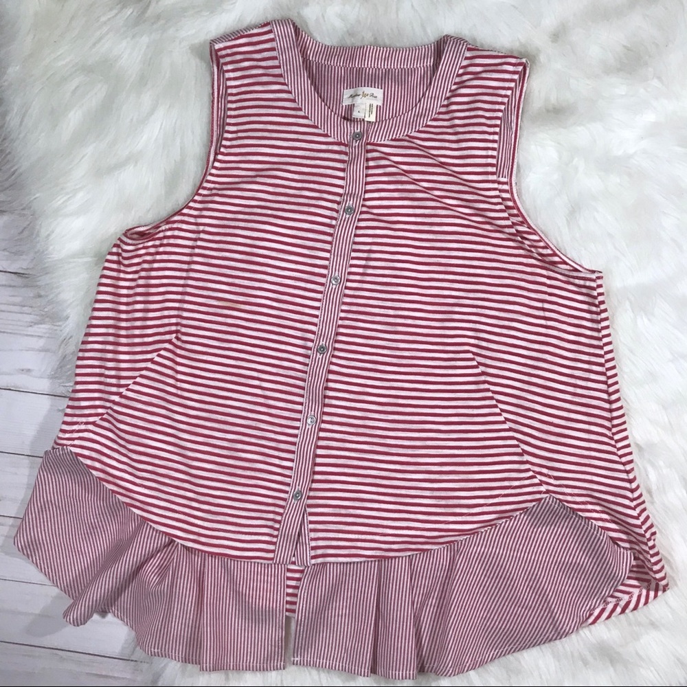 Anthropologie Meadow Rue Fenella Swing Top